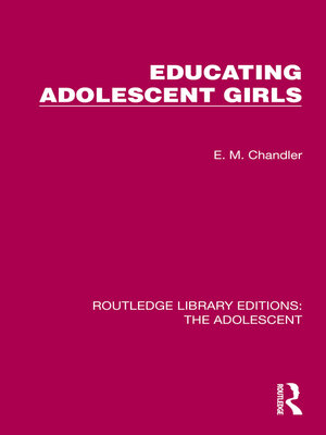 cover image of Educating Adolescent Girls
